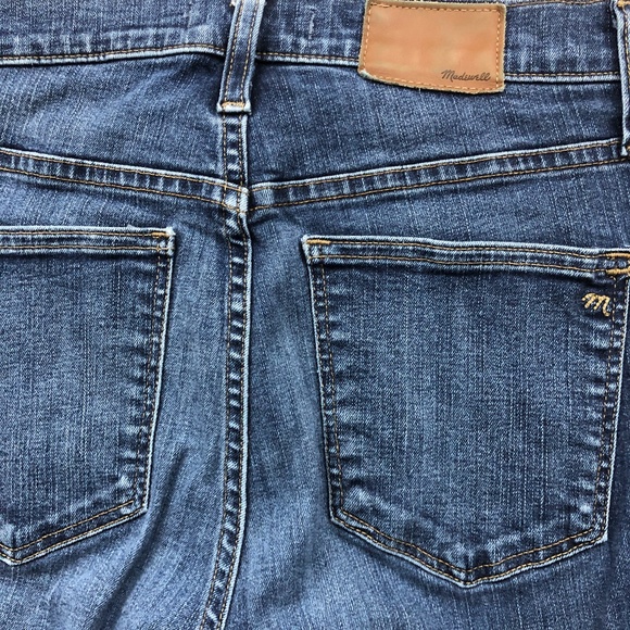 Madewell 10" High-Rise Skinny Blue Jeans Womens 29 Medium Wash Cotton Blend - Picture 13 of 14
